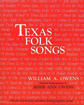 portada texas folk songs (en Inglés)