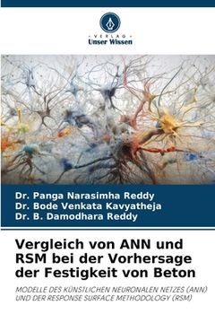 portada Vergleich von ANN und RSM bei der Vorhersage der Festigkeit von Beton (in German)