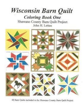 portada Wisconsin Barn Quilts Coloring Book One (en Inglés)