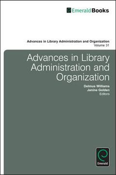 portada advances in library administration and organization (en Inglés)