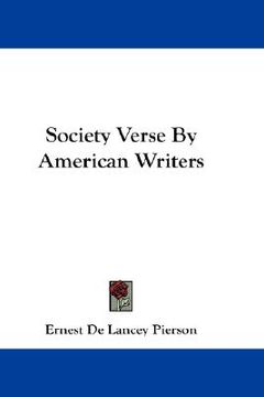portada society verse by american writers