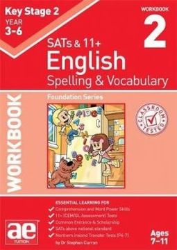 portada KS2 Spelling & Vocabulary Workbook 2: Foundation Level (Paperback) (en Inglés)