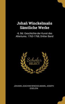 portada Johañ Winckelmañs Samtliche Werke (in German)