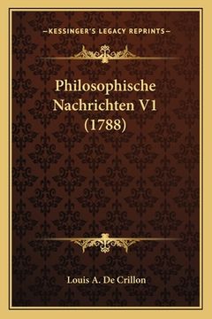portada Philosophische Nachrichten V1 (1788) (en Alemán)