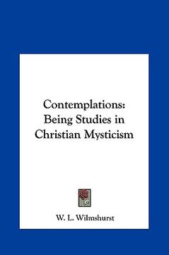 portada contemplations: being studies in christian mysticism (en Inglés)