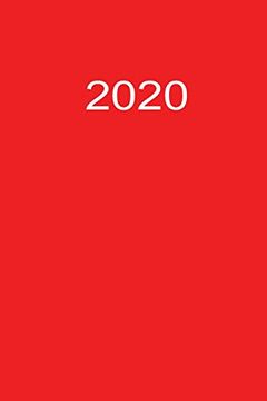 portada 2020: Tagesplaner 2020 a5 rot (in German)