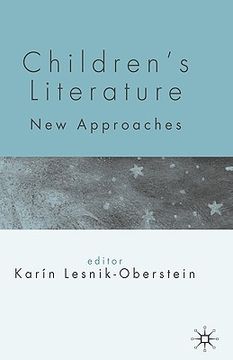 portada children's literature: new approaches (en Inglés)
