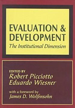 portada Evaluation and Development: The Institutional Dimension (en Inglés)