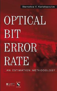 portada optical bit error rate: an estimation methodology [with cdrom]