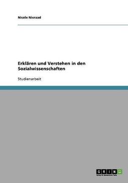portada Erklären und Verstehen in den Sozialwissenschaften (German Edition)
