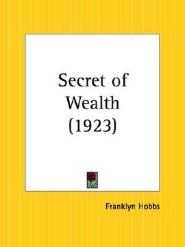 portada secret of wealth (en Inglés)