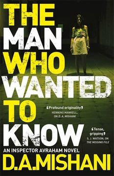 portada The man who wanted to know (Inspector Avraham Avraham) (in English)