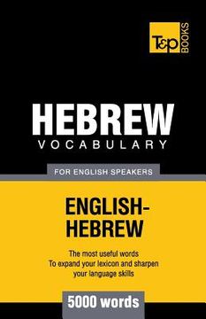 portada Hebrew vocabulary for English speakers - 5000 words (in English)