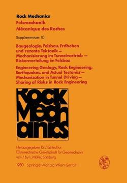 portada Baugeologie, Felsbau, Erdbeben Und Rezente Tektonik -- Mechanisierung Im Tunnelvortrieb -- Riskenverteilung Im Felsbau / Engineering Geology, Rock Eng (en Alemán)