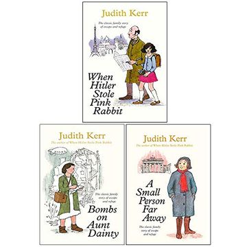 portada Judith Kerr Collection 3 Books set (When Hitler Stole Pink Rabbit, Bombs on Aunt Dainty, a Small Person far Away)
