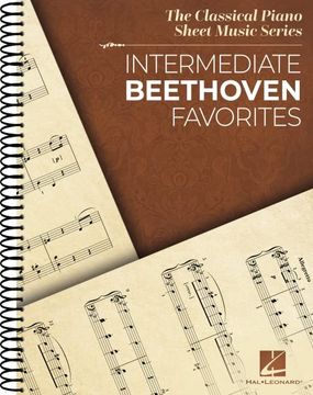 portada Intermediate Beethoven Favorites: Classical Piano Sheet Music Series (en Inglés)