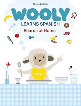 portada Wooly Learns Spanish. Search at Home (in English)