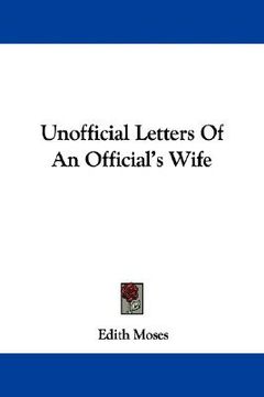 portada unofficial letters of an official's wife (en Inglés)