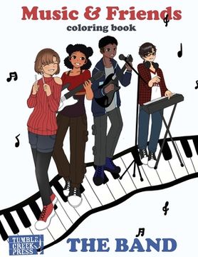 portada Music and Friends Coloring Book (The Band) (en Inglés)