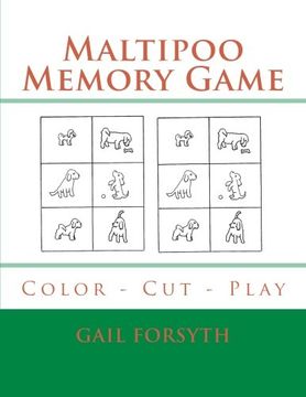 portada Maltipoo Memory Game: Color - Cut - Play