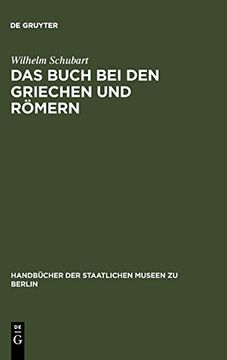 portada Das Buch bei den Griechen und Römern (in German)