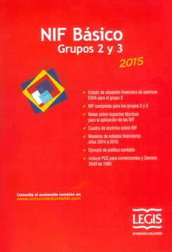 portada Nif Básico: Grupos 2 y 3. 2015