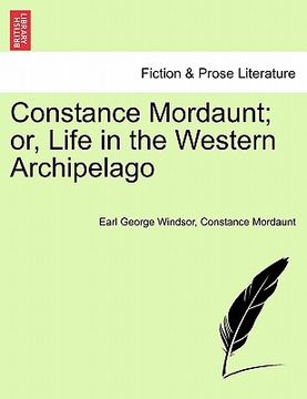 portada constance mordaunt; or, life in the western archipelago (en Inglés)