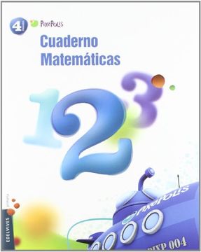 portada Cuaderno 2 de Matematicas 4º Primaria (Pixepolis)