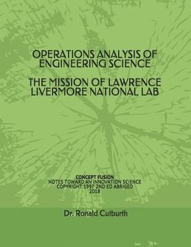 portada Operations Analysis of Engineering Sciences: The Mission of Lawrence Livermore National Lab (en Inglés)