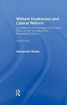 portada William Huskisson and Liberal Reform (en Inglés)