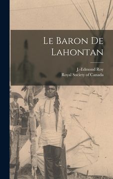 portada Le baron de Lahontan (en Francés)