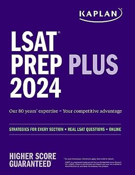 portada Lsat Prep Plus 2024: Strategies for Every Section + Real Lsat Questions + Online (Kaplan Test Prep) (in English)