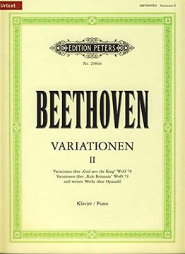 portada Variations for Piano: Woo 63, 64, 66, 68-70, 72, 73, 75-79, Anh. 10; Urtext (en Inglés)