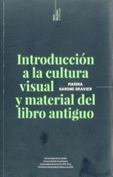 portada Introduccion a la Cultura Visual y Material del Libro Antiguo
