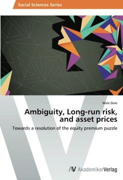 portada Ambiguity, Long-run risk, and asset prices