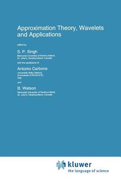 portada approximation theory, wavelets and applications (en Inglés)