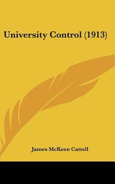 portada university control (1913) (en Inglés)