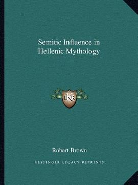 portada semitic influence in hellenic mythology (en Inglés)