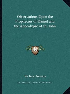 portada observations upon the prophecies of daniel and the apocalypse of st. john (en Inglés)