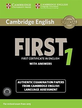 portada Cambridge First Certificate in English. For Updated Exam. Self-Study Pack. Con cd Audio: First Certificate in English With Answers. For Revised Exam. And Audio cds (2)) (Fce Practice Tests) (en Inglés)