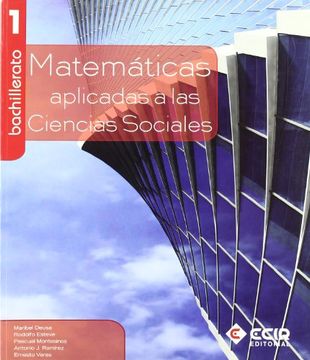 portada Matemáticas 1º Bachillerato - CC. Sociales / 2008
