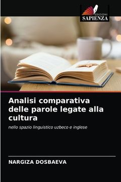 portada Analisi comparativa delle parole legate alla cultura (in Italian)