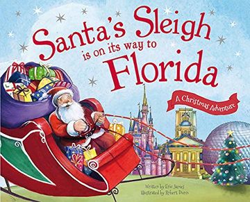 portada Santa's Sleigh is on its way to Florida: A Christmas Adventure (en Inglés)