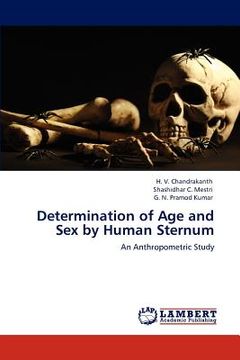 portada determination of age and sex by human sternum (in English)