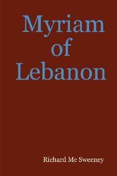 portada myriam of lebanon (en Inglés)