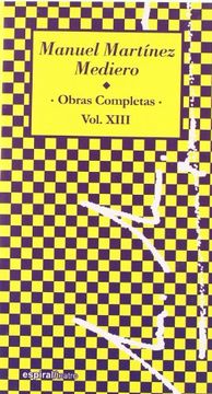 portada Obras completas, vol. XIII
