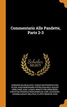 portada Commentario Alle Pandette, Parts 2-3 