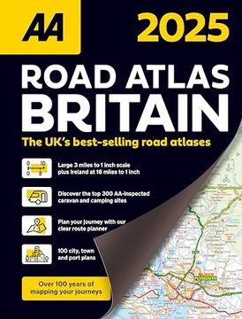 portada Road Atlas Britain 2025 Spiral