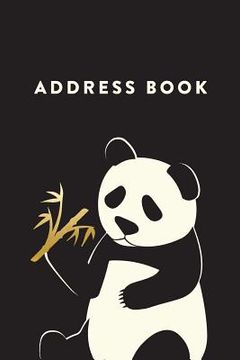 portada Address Book: Panda, 6x9, 130 Pages, Professionally Designed (en Inglés)