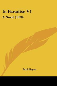 portada in paradise v1: a novel (1878) (in English)